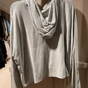 Gray Hooded Sweatshirt